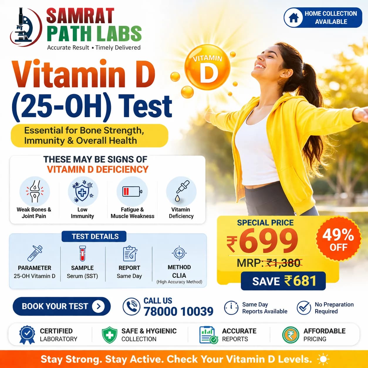 Lucknow में Vitamin D की कमी: कारण, लक्षण और जांच – सम्पूर्ण गाइड