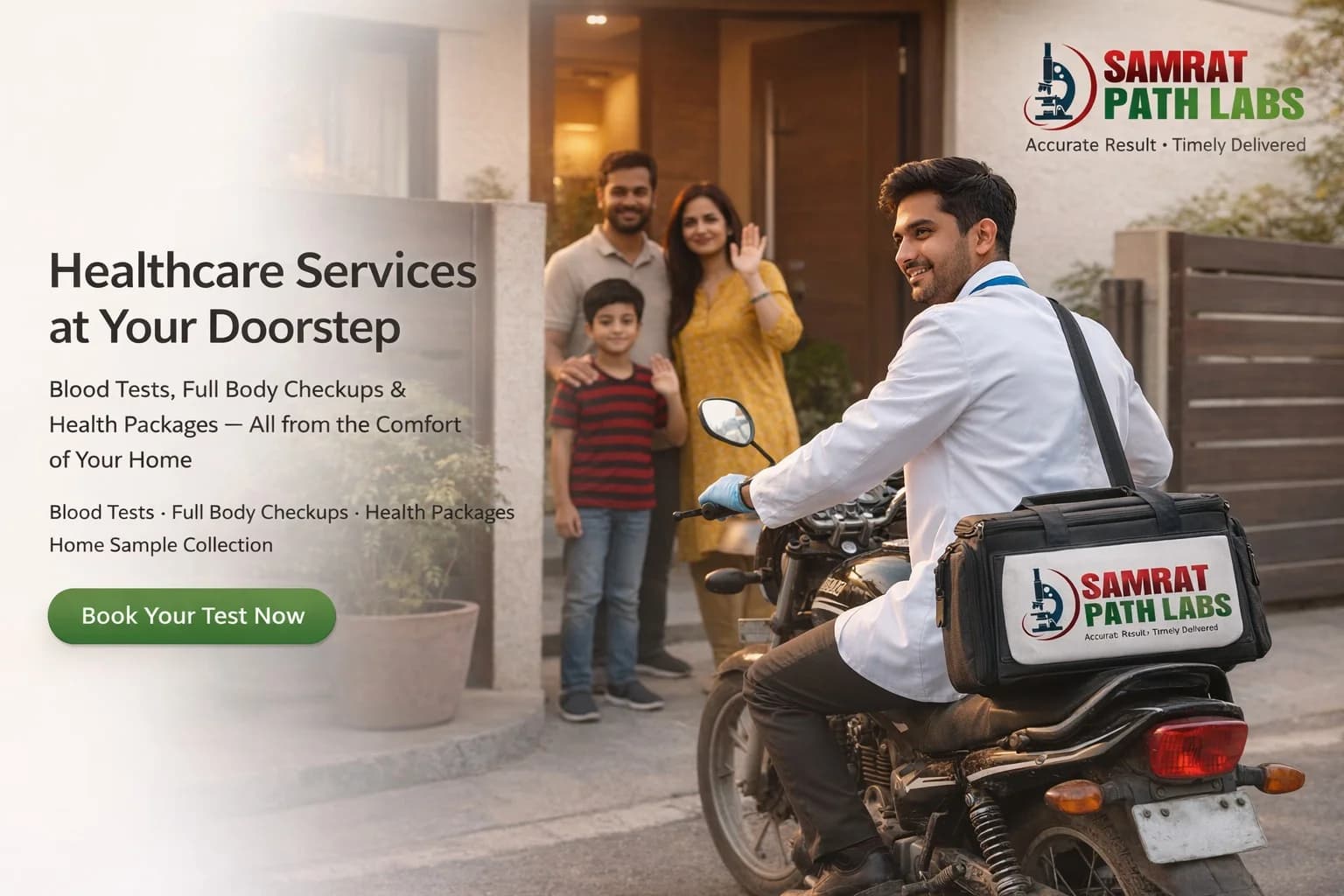 लखनऊ में घर से सैंपल कलेक्शन: Convenience at Your Doorstep!